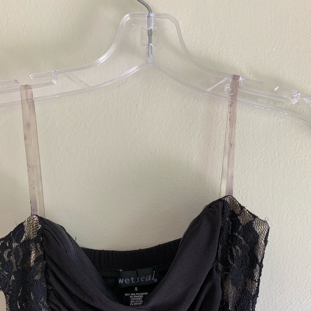 Wet Seal black bodycon dress size S - Picture 4 of 7